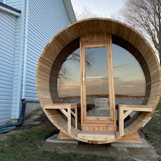 Dundalk Leisurecraft Sauna Tranquility MP Barrel Sauna CTC2345MPE