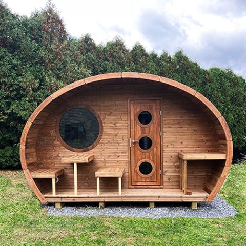 SaunaLife Outdoor Sauna Model G11