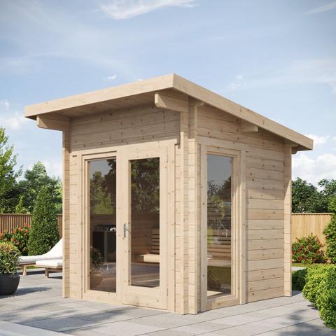 SaunaLife Outdoor Sauna Model G4