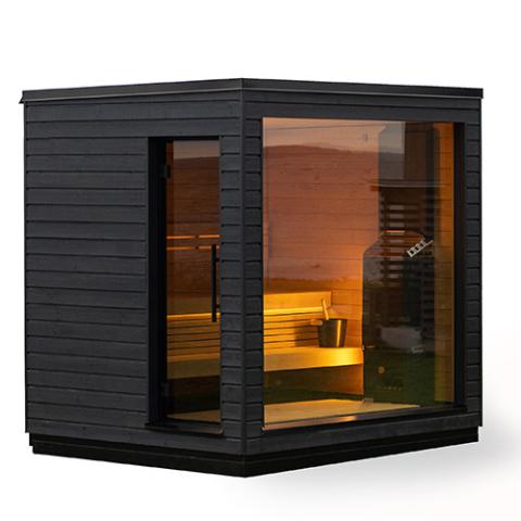 SaunaLife Assembled Outdoor Sauna Model G6