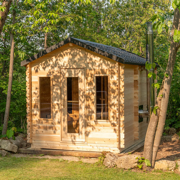Dundalk Leisurecraft Sauna CT Georgian Cabin Sauna with Changeroom CTC88CE