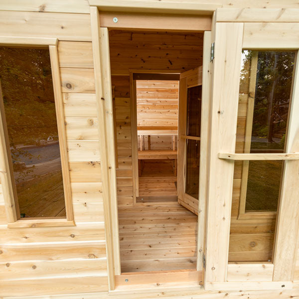 Dundalk Leisurecraft Sauna CT Georgian Cabin Sauna with Changeroom CTC88CE