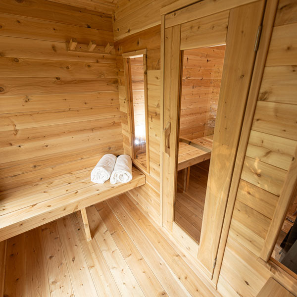 Dundalk Leisurecraft Sauna CT Georgian Cabin Sauna with Changeroom CTC88CE