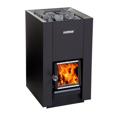 Harvia Sauna Wood Stove Linear 16 Black