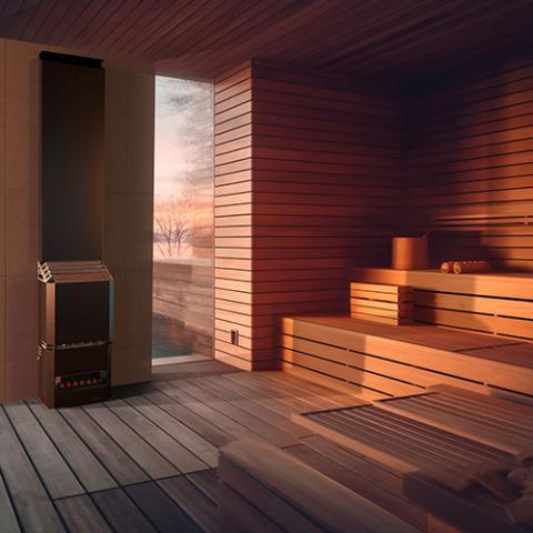 Saunum Sauna Heater Package AIR 10 WiFi CSB